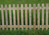 Flat Top 4ft Wide x 2ft High Eco Picket Fence Panels