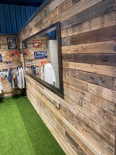 Natural Mixed Tone Pallet Board Cladding - SANDED - 30m2 Bundle Offer