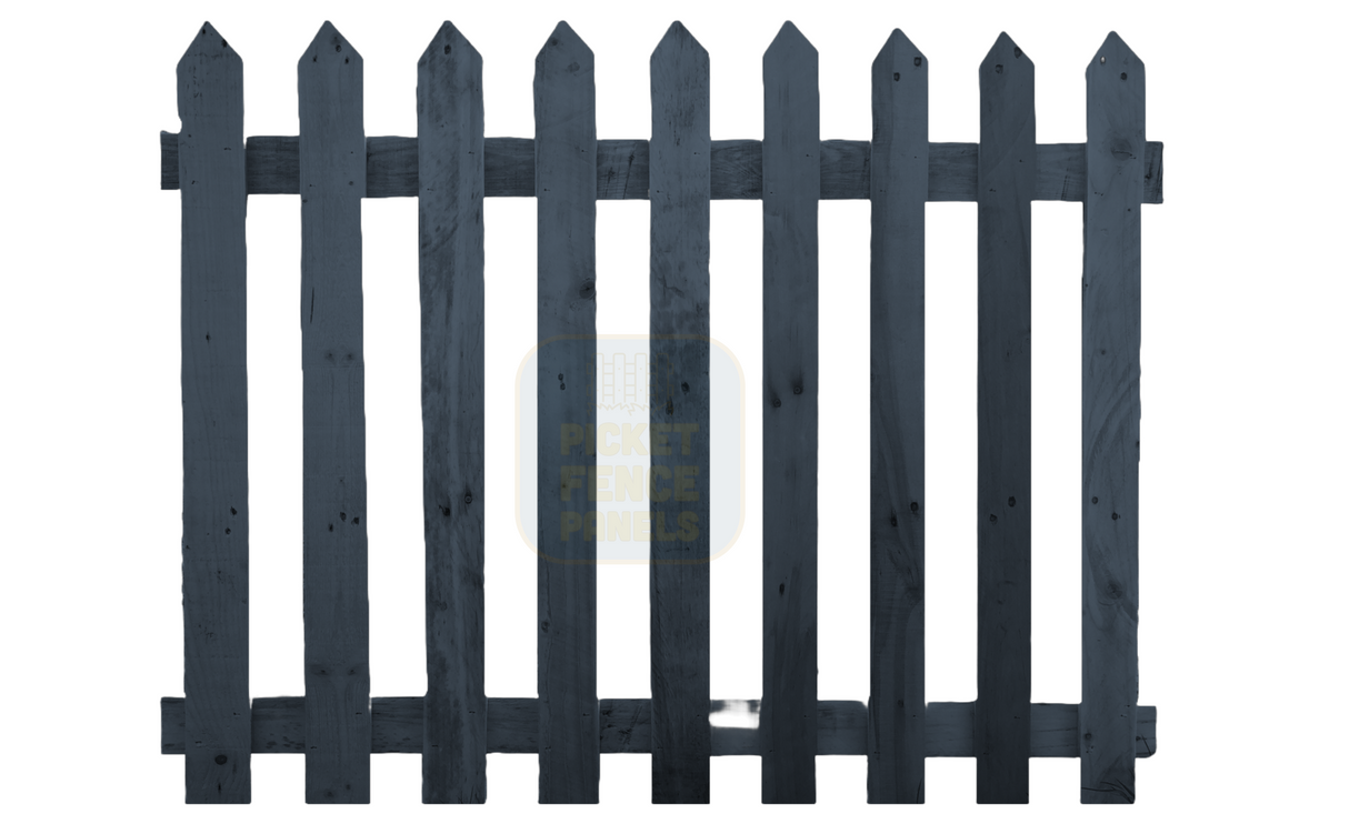 Pointed Top Picket Fence Cornflower